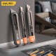 Нож Deli Набор технических ножей "Home Series Gray" Deli HT4003C (ножи 9мм+18мм+Т-образный), эксклюзивный дизайн, корпус из высококачественного софттач пластика