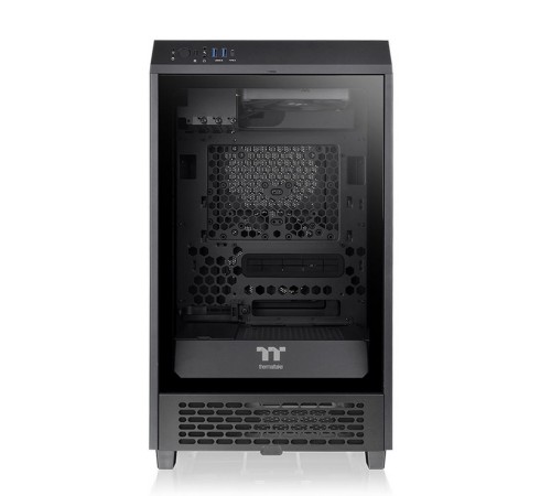 The Tower 200 /Black/Win/SPCC/Tempered Glass*1/CT140 Fan*2/Color Box CA-1X9-00S1WN-00