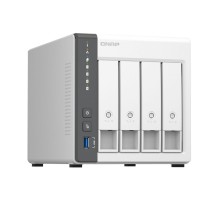 Сетевое хранилище NAS Qnap TS-433-4G 4-bay настольный Cortex-A55