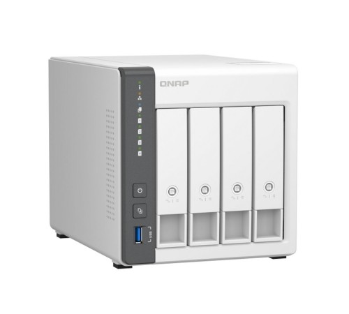 Сетевое хранилище NAS Qnap TS-433-4G 4-bay настольный Cortex-A55