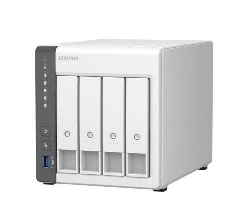 Сетевое хранилище NAS Qnap TS-433-4G 4-bay настольный Cortex-A55