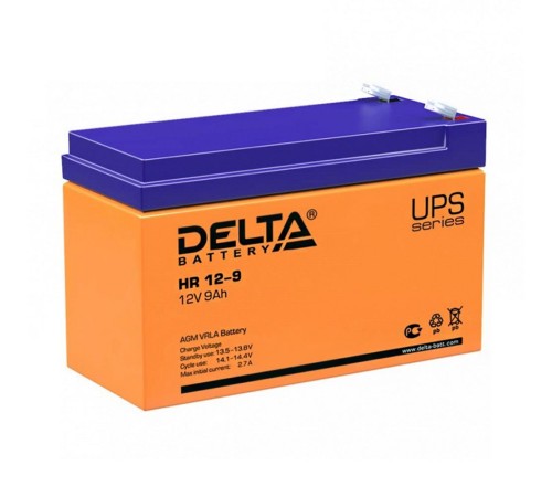 Аккумулятор для ИБП Delta HR 12-9 Delta HR 12-9