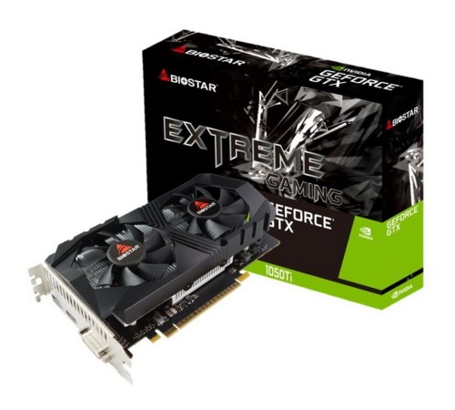 Видеокарта BIOSTAR NVIDIA GTX 1050 Ti 1291 4096 7008 128 RTL [VN1055TF41]