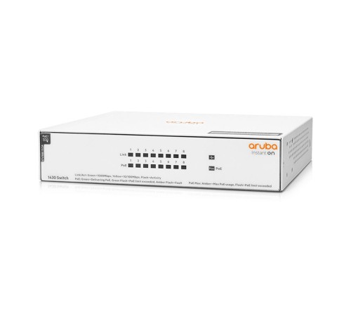 Aruba Instant On 1430 8G Class4 PoE 64W Switch
Switch Aruba Instant On 1430 8G Class4 PoE 64W Switch
Switch