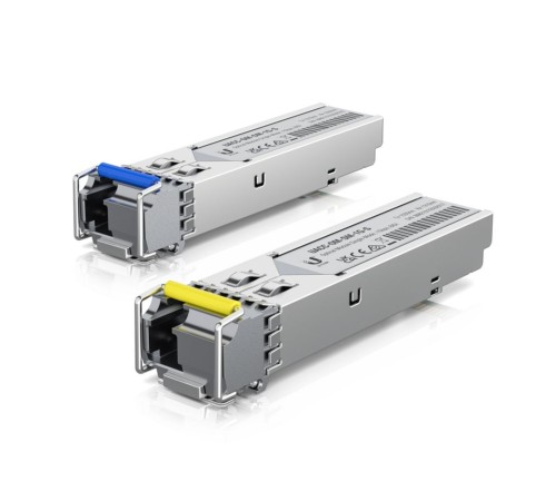 UACC-OM-SM-1G-S-2 (2 шт. в комплекте) Двунаправленный одномодовый оптический модуль 1 Гбит/с, 3 км