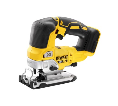 Аккумуляторный бесщёточный лобзик с верхней
рукояткой DEWALT DCS334N-XJ 18.0 В XR 400 Вт антивибрационная система, быстрозажимное крепление пилки, возможность подключения пылесоса, защитный щиток Аккумуляторный бесщёточный лобзик с верхней
рукояткой DEWALT DCS334N-XJ 18.0 В XR 400 Вт антивибрационная система, быстрозажимное крепление пилки, возможность подключения пылесоса, защитный щиток