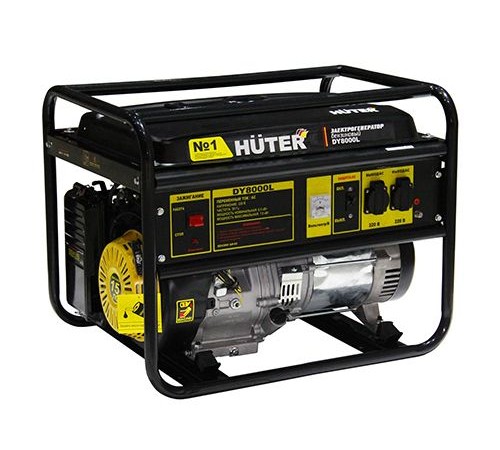 Генератор Huter DY8000L 6.3кВт