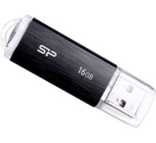 Флеш Диск Silicon Power 16Gb Ultima U02 SP016GBUF2U02V1K USB2.0 черный