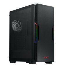 STARKER BLACK (STARKER-BKCWW) (Midi-Tower, черный, TG, 120mm ARGB fan + 120mm fan)