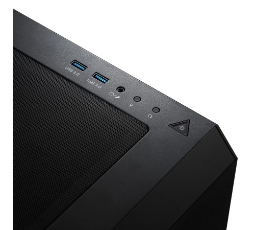 STARKER BLACK (STARKER-BKCWW) (Midi-Tower, черный, TG, 120mm ARGB fan + 120mm fan)