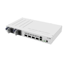 Коммутатор Mikrotik CRS504-4XQ-IN, 1x10Base-T/100Base-TX, 4xQSFP28, Switching capacity 800 Gbps (CRS504-4XQ-IN)