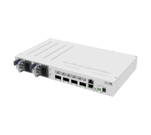 Коммутатор Mikrotik CRS504-4XQ-IN, 1x10Base-T/100Base-TX, 4xQSFP28, Switching capacity 800 Gbps (CRS504-4XQ-IN) Коммутатор Mikrotik CRS504-4XQ-IN, 1x10Base-T/100Base-TX, 4xQSFP28, Switching capacity 800 Gbps (CRS504-4XQ-IN)