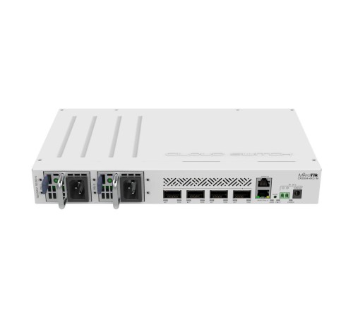 Коммутатор Mikrotik CRS504-4XQ-IN, 1x10Base-T/100Base-TX, 4xQSFP28, Switching capacity 800 Gbps (CRS504-4XQ-IN) Коммутатор Mikrotik CRS504-4XQ-IN, 1x10Base-T/100Base-TX, 4xQSFP28, Switching capacity 800 Gbps (CRS504-4XQ-IN)
