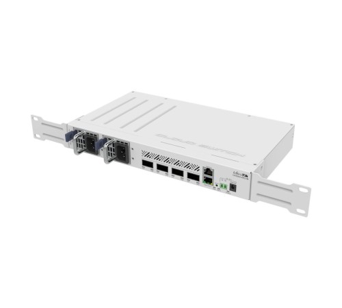 Коммутатор Mikrotik CRS504-4XQ-IN, 1x10Base-T/100Base-TX, 4xQSFP28, Switching capacity 800 Gbps (CRS504-4XQ-IN) Коммутатор Mikrotik CRS504-4XQ-IN, 1x10Base-T/100Base-TX, 4xQSFP28, Switching capacity 800 Gbps (CRS504-4XQ-IN)