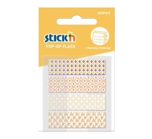 Закладки самокл. пластиковые Stick`n 26080 45x12мм 4цв.в упак. 20лист Z-сложение
