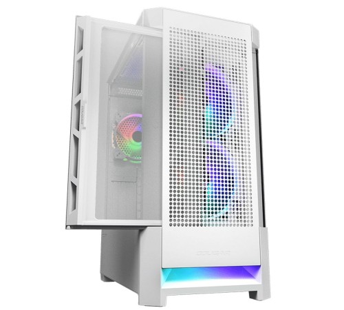 Корпус Cougar Airface RGB White, 2х140mm + 1x120mm ARGB Fan, ARGB Fan Hub, без БП, белый, ATX