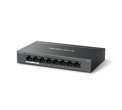Mercusys MS108GP Настольный коммутатор с 8 гигабитными портами (7 портов PoE+) Mercusys MS108GP Настольный коммутатор с 8 гигабитными портами (7 портов PoE+)