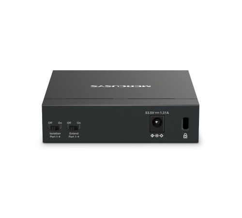 Mercusys MS105GP Настольный коммутатор с 5 гигабитными портами (4 порта PoE+) Mercusys MS105GP Настольный коммутатор с 5 гигабитными портами (4 порта PoE+)