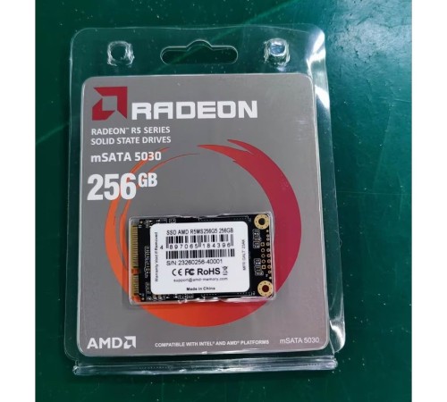 Твердотельный накопитель SSD AMD Radeon 256Gb mSATA SATA [R5MS256G5]