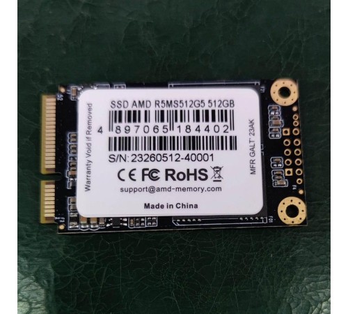 Твердотельный накопитель SSD AMD Radeon 512Gb mSATA SATA [R5MS512G5]