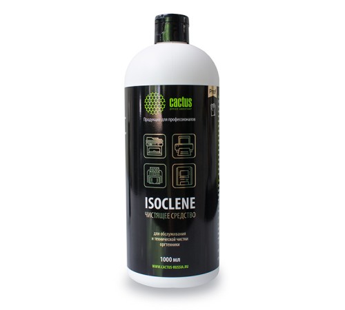 Спирт изопропиловый Cactus CS-ISOCLENE1 для очистки техники 1л. Спирт изопропиловый Cactus CS-ISOCLENE1 для очистки техники 1л.