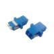 Адаптер Hyperline FA-P11Z-DLC/DLC-N/WH-BL проходнойLC дупл. 9/125 OS1/OS2 син.