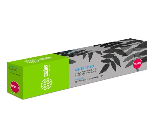 Картридж лазерный Cactus CS-TK8115C голубой (6000стр.) для Kyocera Mita Ecosys M8124cidn/M8130cidn