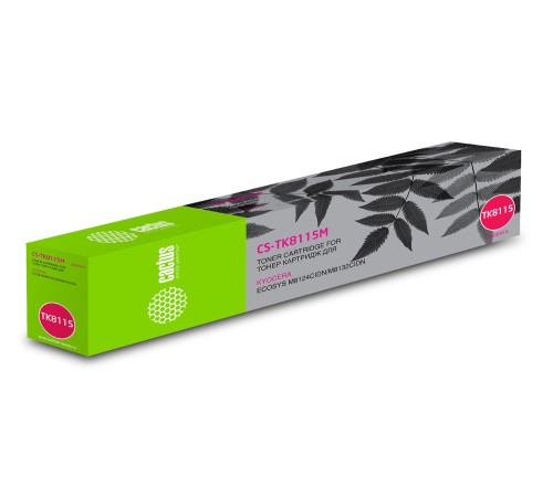 Картридж лазерный Cactus CS-TK8115M пурпурный (6000стр.) для Kyocera Mita Ecosys M8124cidn/M8130cidn