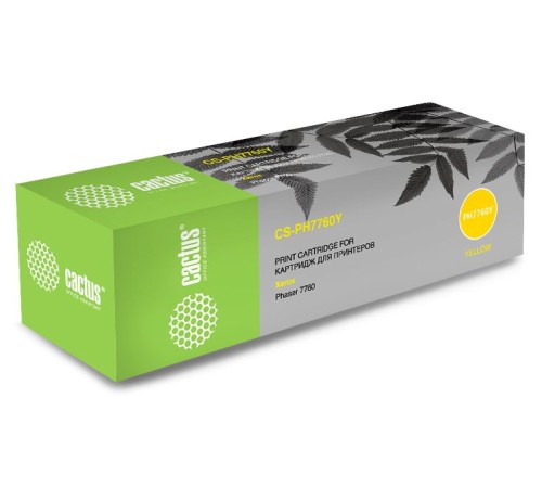 Картридж лазерный Cactus 106R01161 CS-PH7760М пурпурный бар.в компл. (25000стр.) для Xerox Phaser 7760/7760dn/7760dx/7760dxf