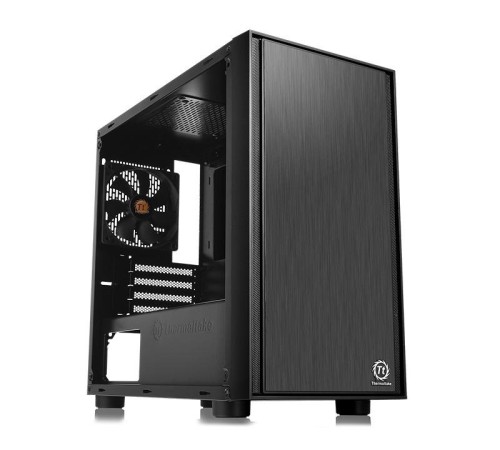 Case Tt Versa H17  черный без БП mATX 2xUSB2.0 1xUSB3.0 audio bott PSU" [CA-1J1-00S1WN-00]