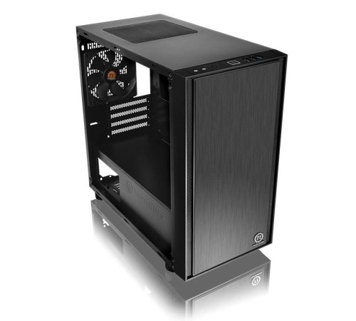 Case Tt Versa H17  черный без БП mATX 2xUSB2.0 1xUSB3.0 audio bott PSU" [CA-1J1-00S1WN-00]