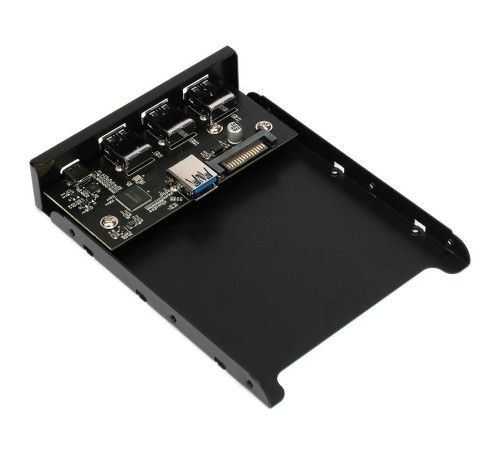 Планка USB 3.0 на переднюю панель 3.5" Gembird, 3 порта USB и 1 порт Type-C (FP3.5-USB3-3A1C)