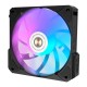 COOLING FAN i12B black Dimensions: 120 x 120 x 25mm
Voltage: DC 12V
Current: 0.25A±10%
Fan Speed : 800-1800±10%
Max. Air Flow: 31.18-73.92CFM
Max. Air Pressure: 0.56-2.1mmH20
Max. Noise: 20-33.2dBA
Bearing Type : FDB Bearing
Life Expectancy : 70,000 hour