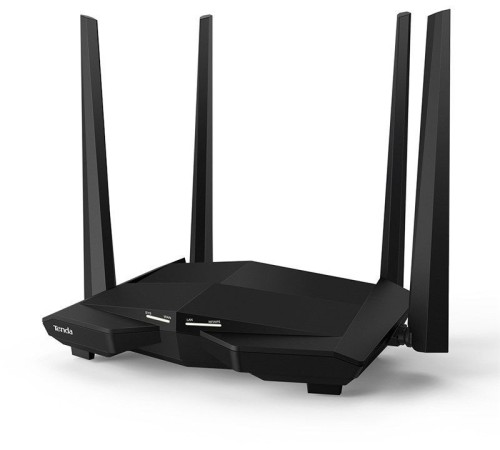 Роутер беспроводной Tenda AC10U 10/100/1000BASE-TX черный