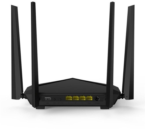 Роутер беспроводной Tenda AC10U 10/100/1000BASE-TX черный