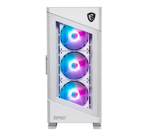 MPG VELOX 100R WHITE, Global, 2xUSB 3.0, 1xType C, 4x120mm ARGB Fan, ARGB