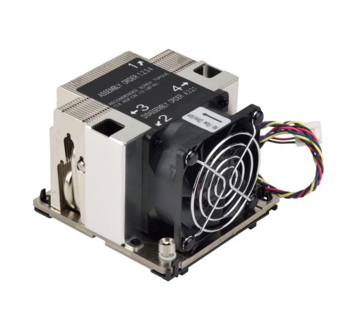 SNK-P0068AP4(with BK) TDP: 205W
Product Dimensions:91L x 88W x 64.5H (mm)
Product Material: AL1100+4PIPE+FAN
Socket: LGA3647
Fan Dimensions:60x60x25mm;
Fan Speed:6800RPM±10%
Voltage: DC 12V
Current: 0.5~0.55A±10%
Power: 6.0~6.6W±10%
Air Flow: 31.27~34.74 SNK-P0068AP4(with BK) TDP: 205W
Product Dimensions:91L x 88W x 64.5H (mm)
Product Material: AL1100+4PIPE+FAN
Socket: LGA3647
Fan Dimensions:60x60x25mm;
Fan Speed:6800RPM±10%
Voltage: DC 12V
Current: 0.5~0.55A±10%
Power: 6.0~6.6W±10%
Air Flow: 31.27~34.74