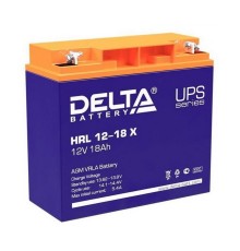 Delta HRL 12-18 X (17.8 А\ч, 12В) свинцово- кислотный  аккумулятор