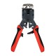 Инструмент обжимной Hyperline HT-3008AR для RJ-45/RJ-12/RJ-11 (упак:1шт) черный/красный