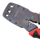 Инструмент обжимной Hyperline HT-3008AR для RJ-45/RJ-12/RJ-11 (упак:1шт) черный/красный