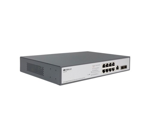 ORIGO OS3110P/135W/A1A Управляемый L2 PoE-коммутатор 8x1000Base-T PoE+, 2x1000Base-X SFP, PoE-бюжет 135 Вт