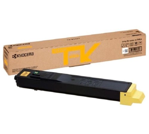 Картридж лазерный Kyocera TK-8115Y 1T02P3ANL0 желтый (6000стр.) для Kyocera M8124cidn/M8130cidn