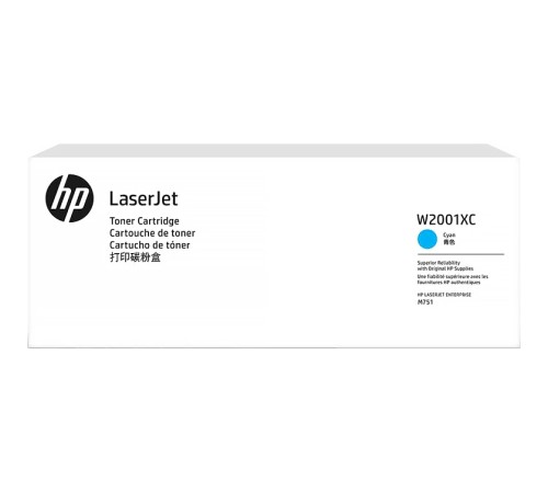 Картридж лазерный HP 658X W2001XC голубой (28000стр.) для HP CLJ Enterprise M751 (техн.упак)