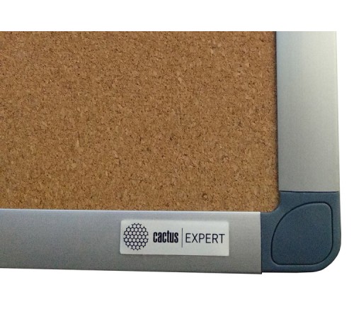 Доска пробковая Cactus CS-CBD-45X60 пробковая коричневый 45x60см алюминиевая рама пробка/алюминий