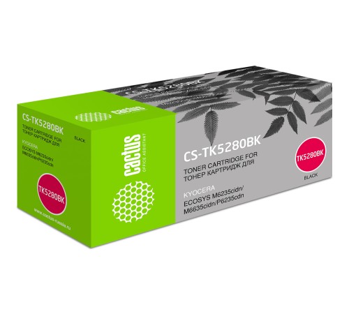 Картридж лазерный Cactus CS-TK5280BK черный (13000стр.) для Kyocera Ecosys P6235cdn/M6235cidn/M6635cidn