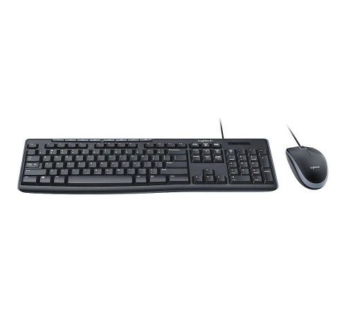 Комплект Logitech Desktop MK200 цвет черный, клавиатура 112 клавиш (8 мультимедиа), USB 1.8м, мышь 1000dpi, USB 1.8м, RTL Комплект Logitech Desktop MK200 цвет черный, клавиатура 112 клавиш (8 мультимедиа), USB 1.8м, мышь 1000dpi, USB 1.8м, RTL