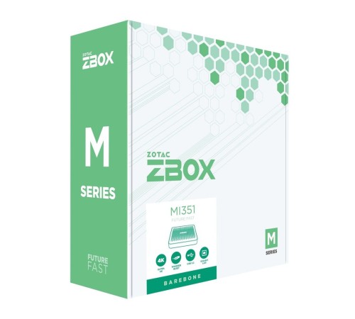 ZOTAC ZBOX MI351, Barebone, Intel N100, WIFI, BT, EU PLUG 1x DDR5-4800 SODIMM, M.2 SSD SLOT, 1x GLAN, DP/HDMI ZOTAC ZBOX MI351, Barebone, Intel N100, WIFI, BT, EU PLUG 1x DDR5-4800 SODIMM, M.2 SSD SLOT, 1x GLAN, DP/HDMI