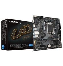 Материнская плата GIGABYTE B760M H DDR4, LGA1700, B760, 2*DDR4, D-Sub+HDMI,  4 SATA 6 Гб/с, M2, Audio, Gb LAN, USB 3.2, USB 2.0, Type-C, COM*1 port, mATX (B760M H DDR4)