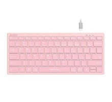 Клавиатура A4Tech Fstyler FBX51C белый USB беспроводная BT/Radio slim Multimedia