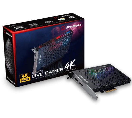 Карта видеозахвата Avermedia LIVE GAMER 4K GC573 внутренний PCI-E Карта видеозахвата Avermedia LIVE GAMER 4K GC573 внутренний PCI-E